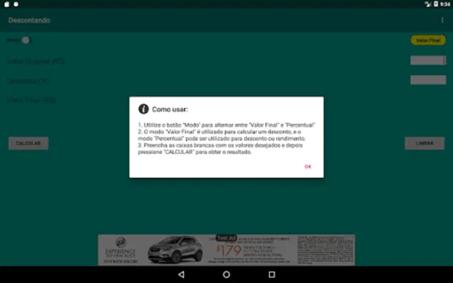 Descontando android App screenshot 0